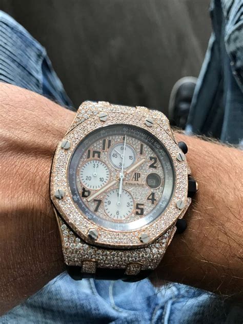 buy iced out audemars piguet - iced out ap watch price.